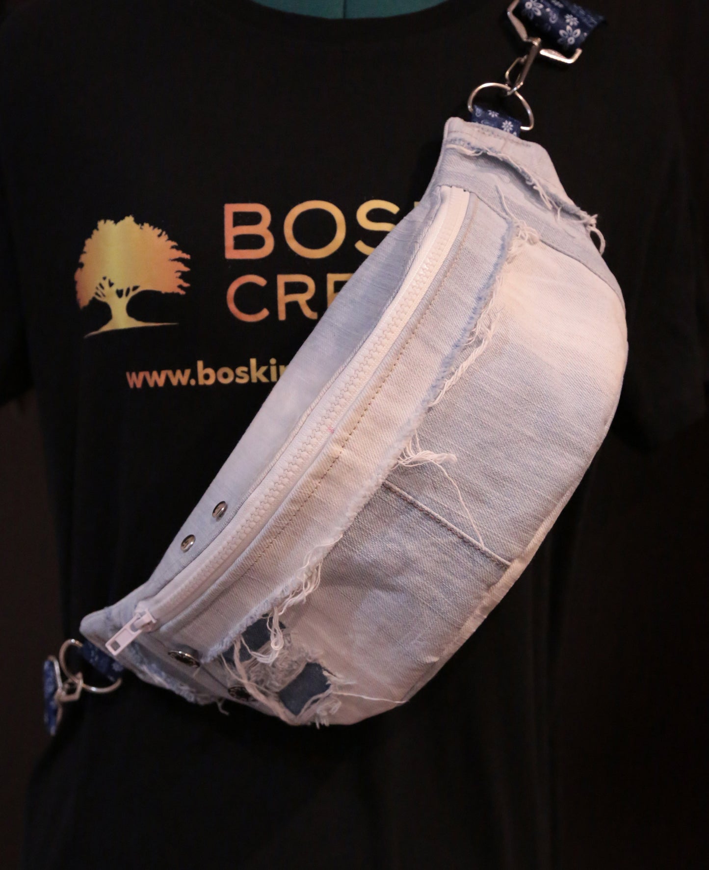 CROSS BODY BAG - WESTERN DENIM