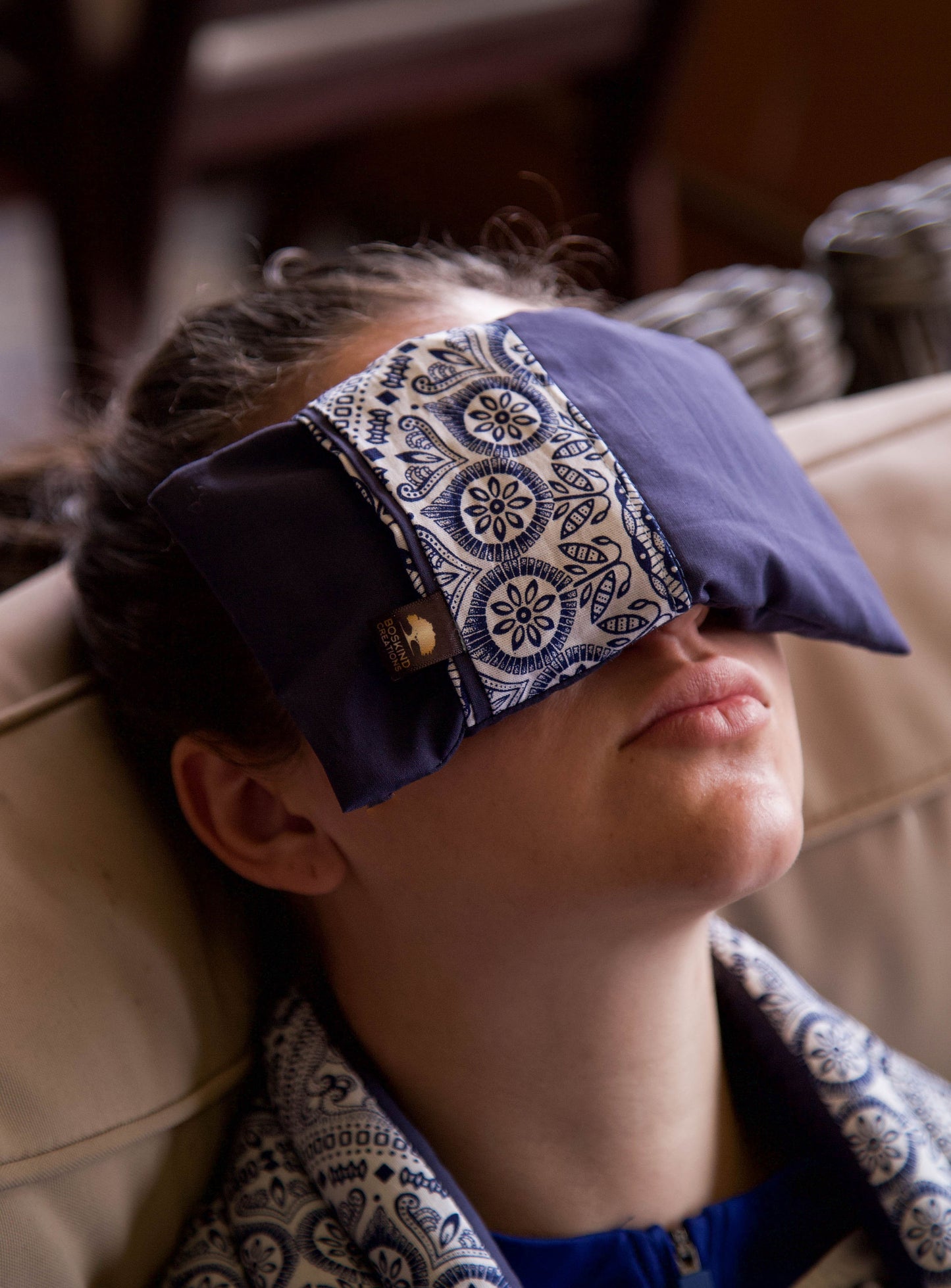 BOSKIND THERAPEUTIC EYE PILLOW - BLUE BLISS