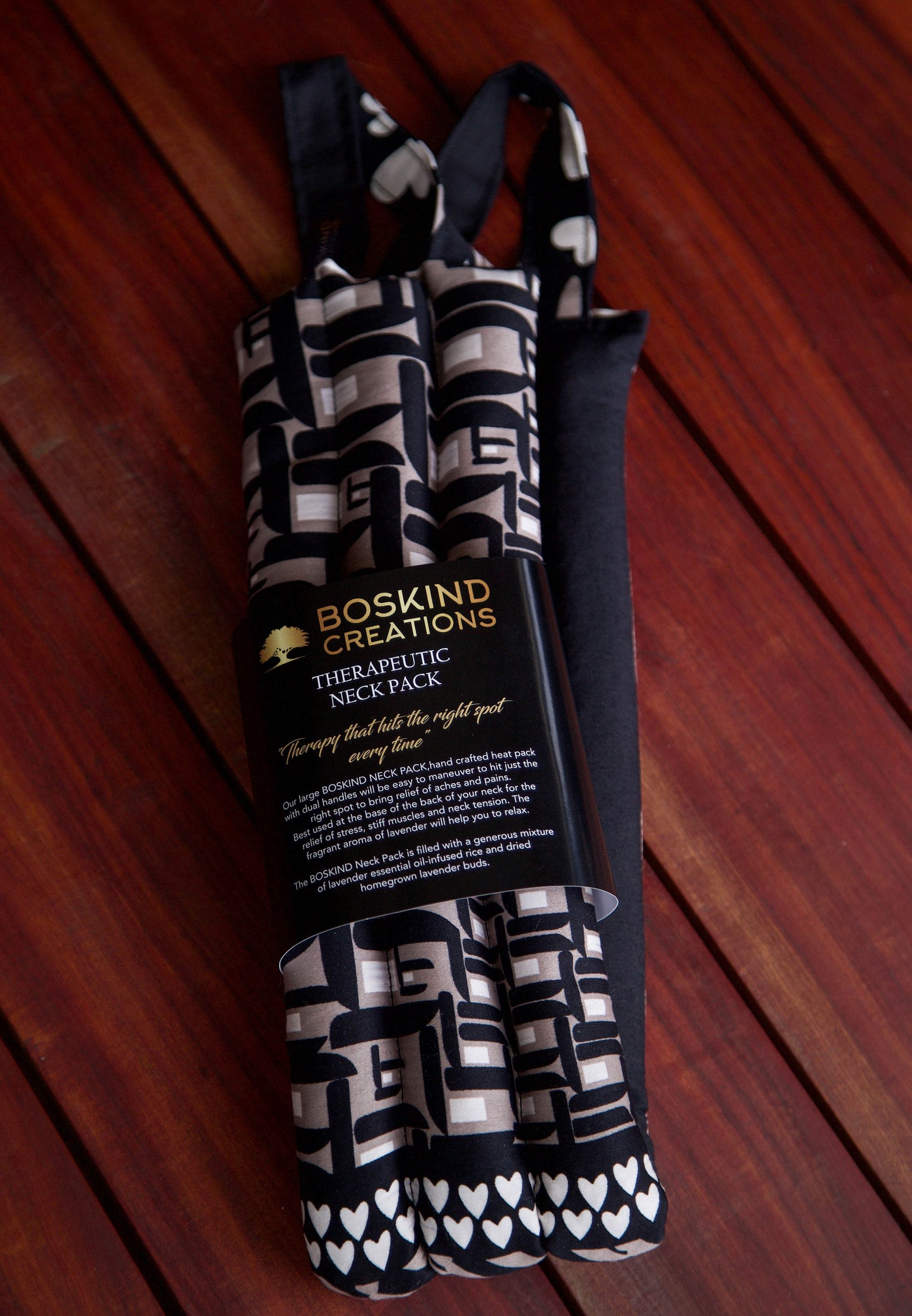 BOSKIND THERAPEUTIC NECK HEAT PACK - TKLT BLACK BEAUTY