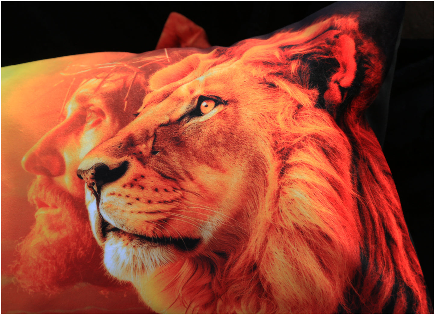 PRAYER PILLOW LION OF JUDAH - WEES OOR NIKS BESORG NIE