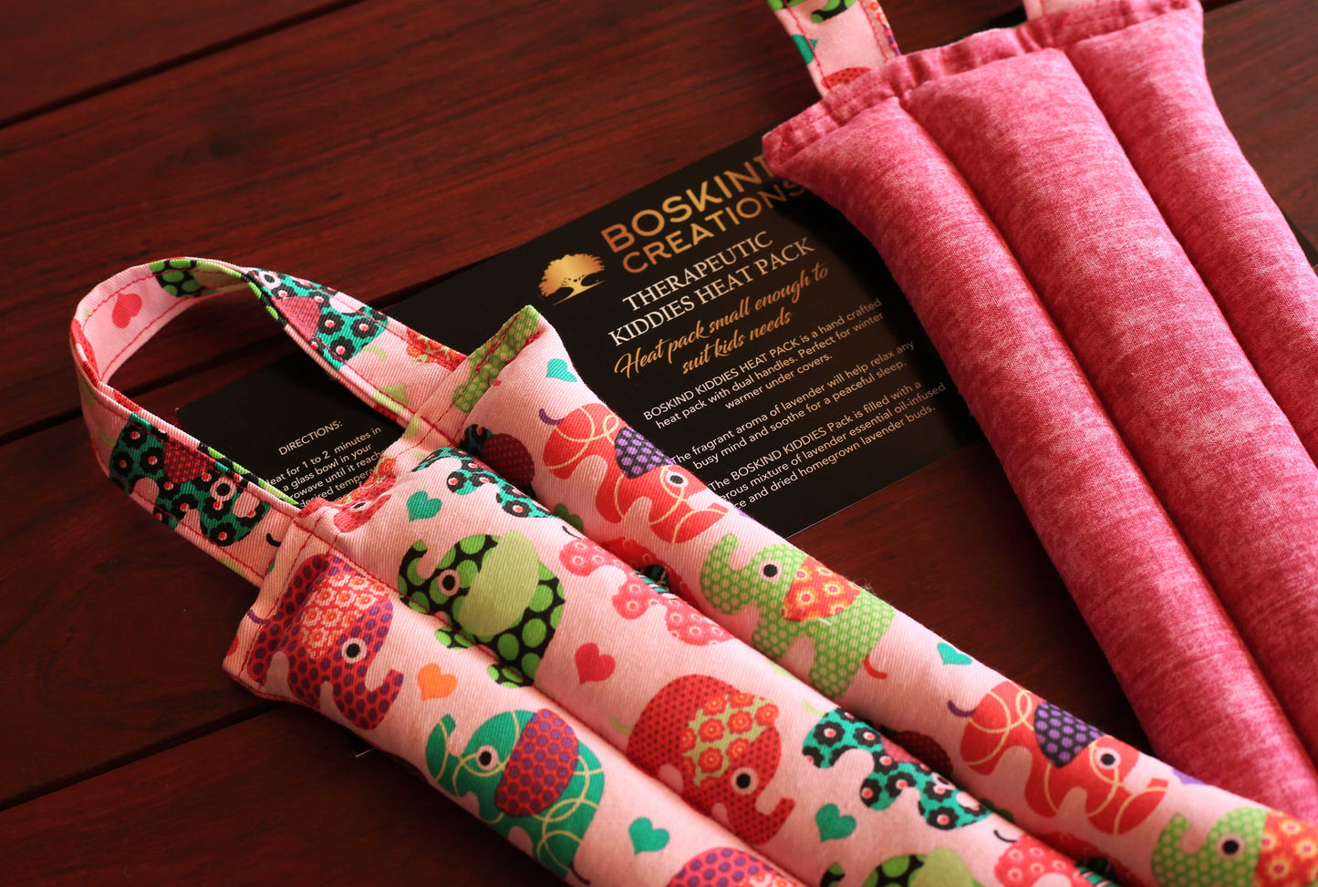 BOSKIND THERAPEUTIC KIDDIES HEAT PACK - PINK ELEPHANT