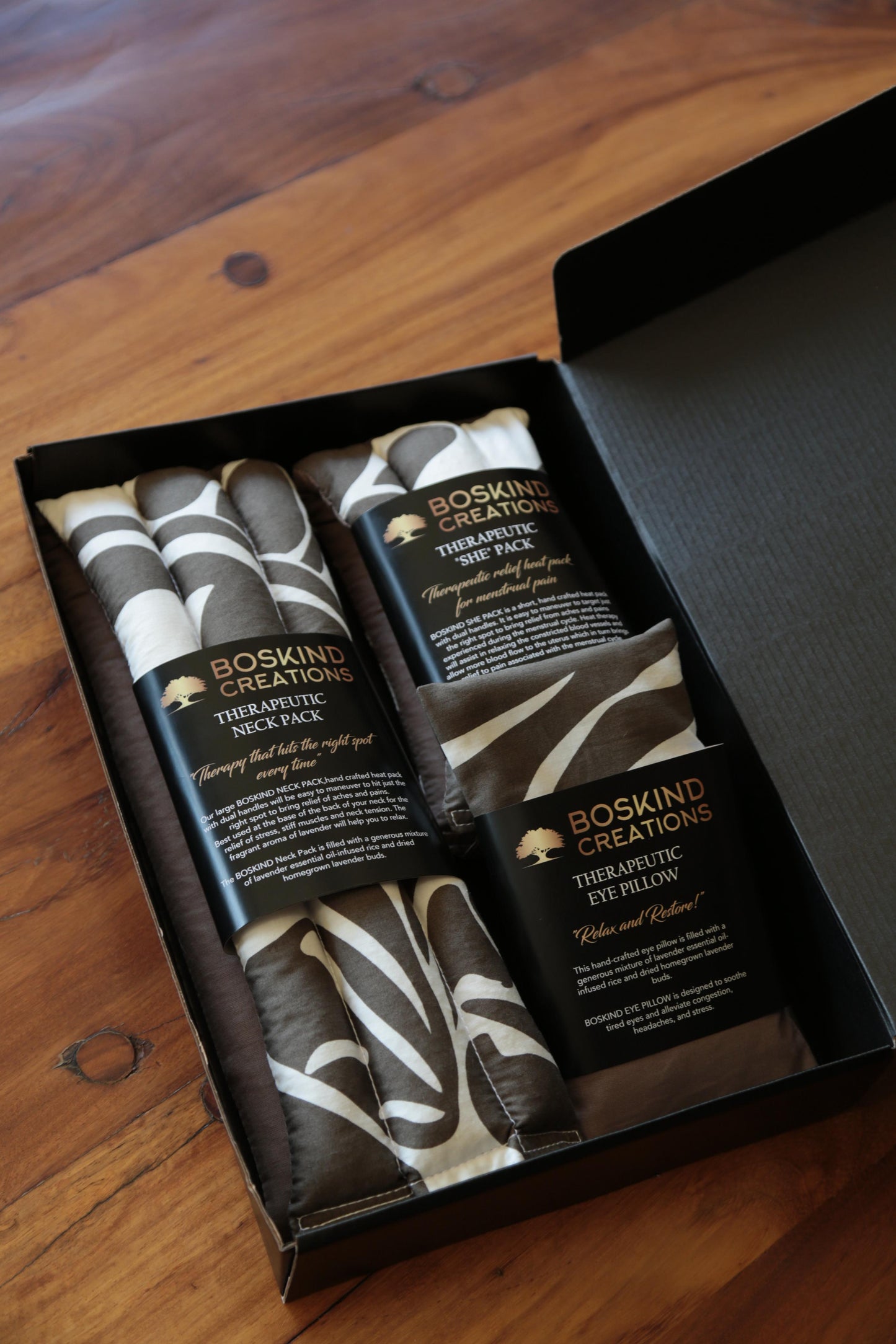 BOSKIND Gift Pack - 3 ITEMS - BROWN STONE
