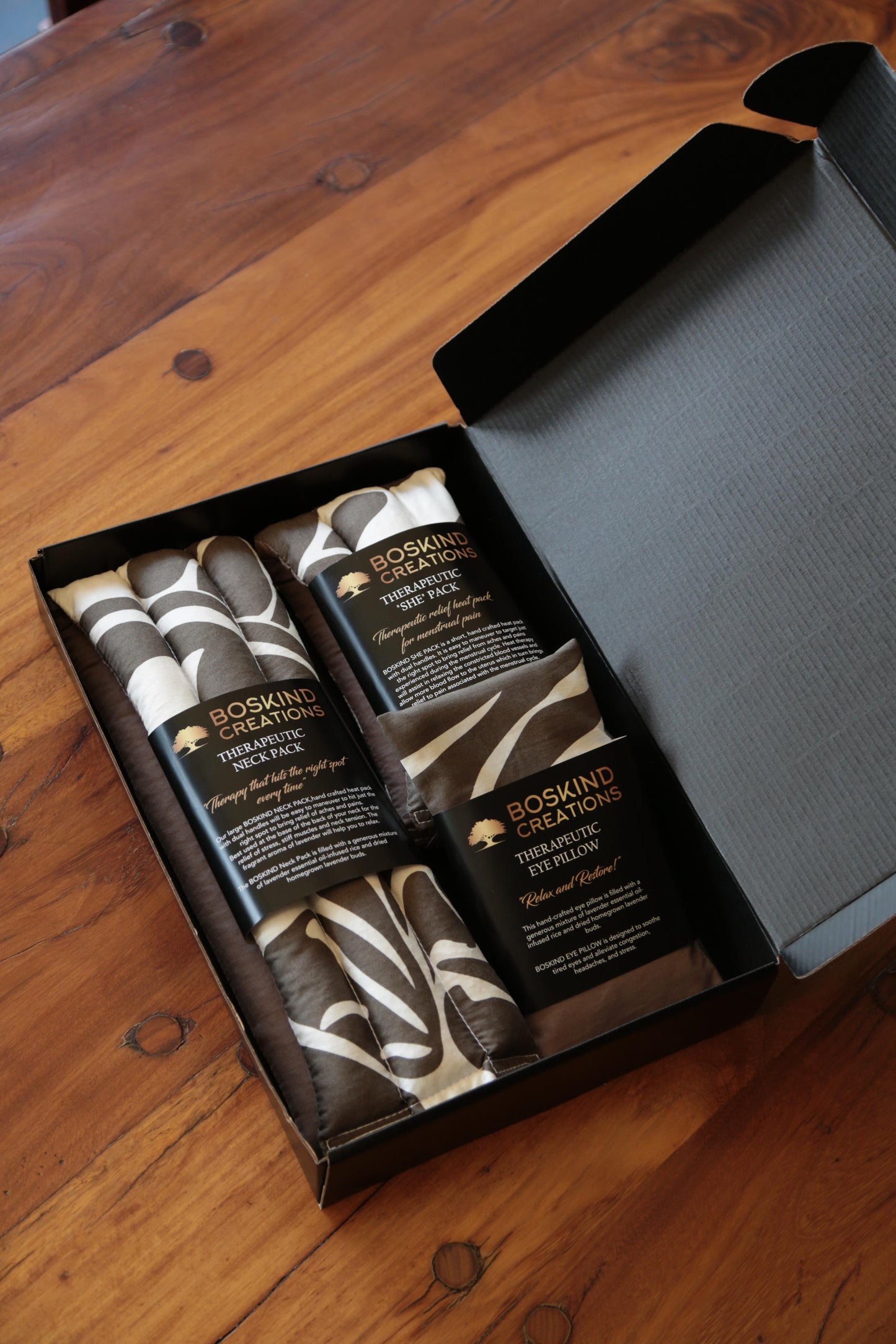 BOSKIND Gift Pack - 3 ITEMS - BROWN STONE