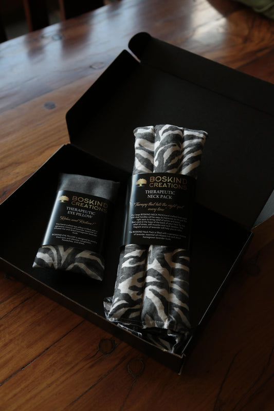 BOSKIND Gift Pack - 2 ITEMS -  STONE ZEBRA