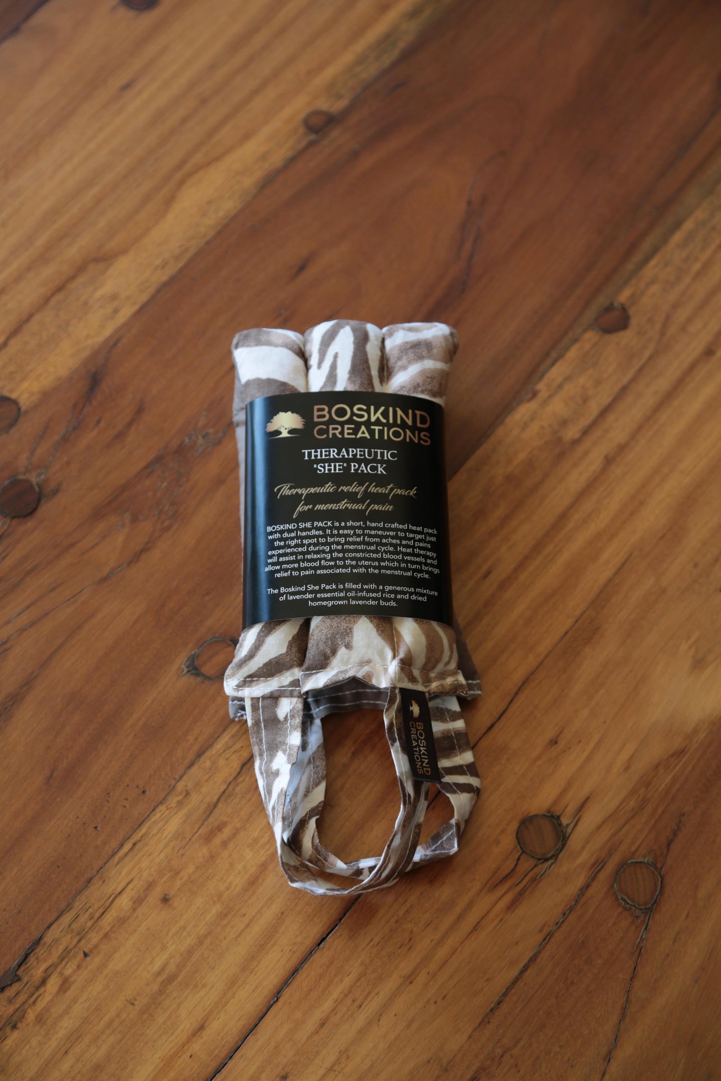 BOSKIND Gift Pack - 3 ITEMS - BROWN ZEBRA