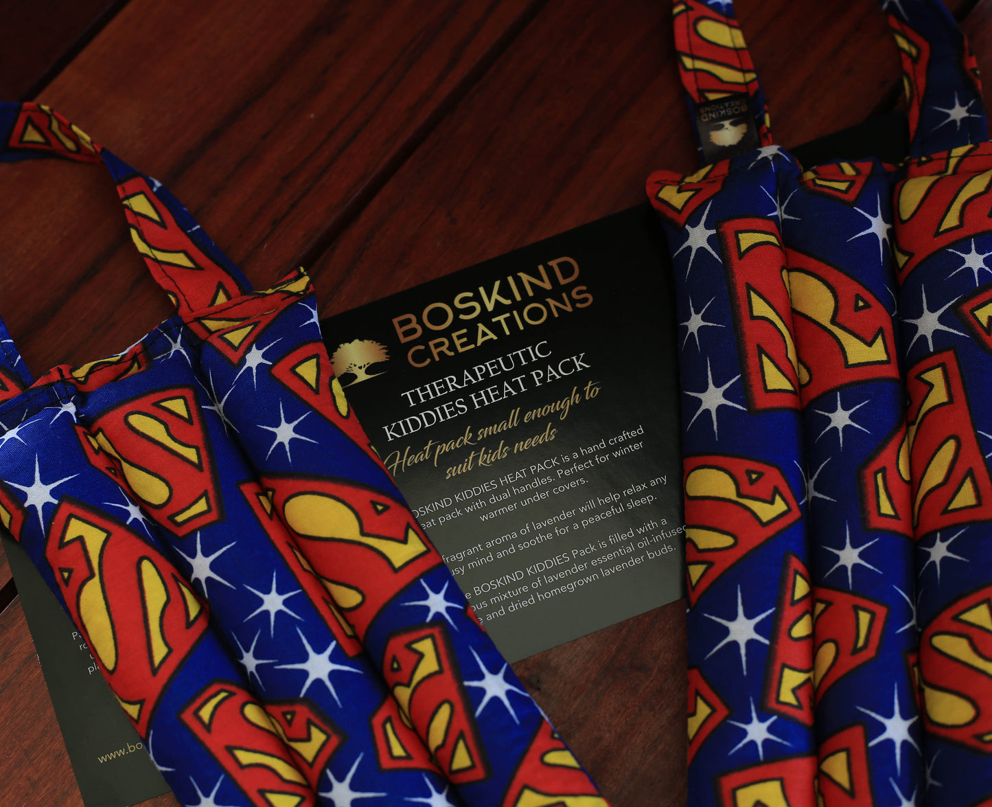 BOSKIND THERAPEUTIC KIDDIES HEAT PACK - SUPERMAN