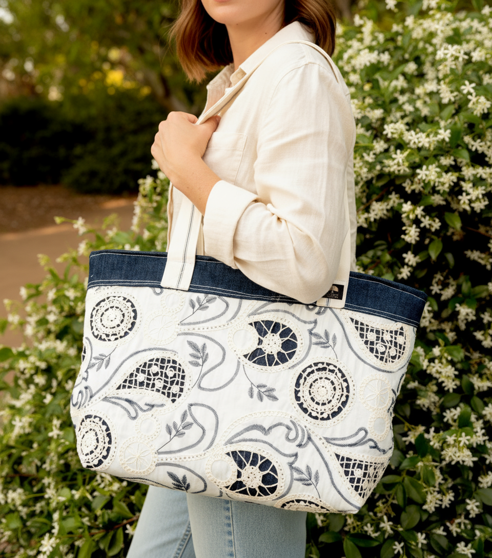 BOHO BLOOM TOTE BAG