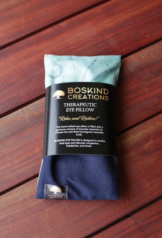 BOSKIND THERAPEUTIC EYE PILLOW -HOW BLUE CAN YOU DO
