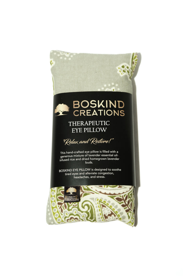 BOSKIND THERAPEUTIC EYE PILLOW - LAZY TURTLE