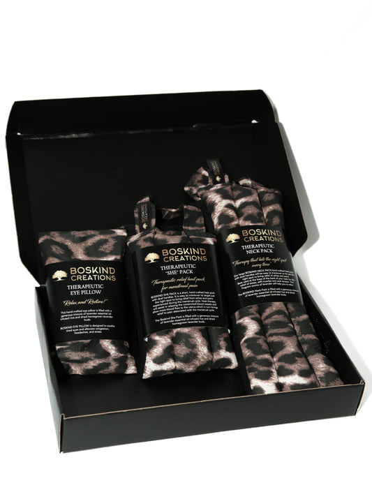 BOSKIND Gift Pack - 3 ITEMS - BROWN LEOPARD