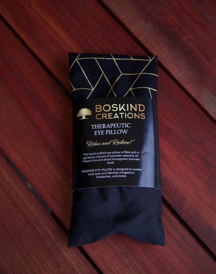 BOSKIND THERAPEUTIC EYE PILLOW -GOLD LUX
