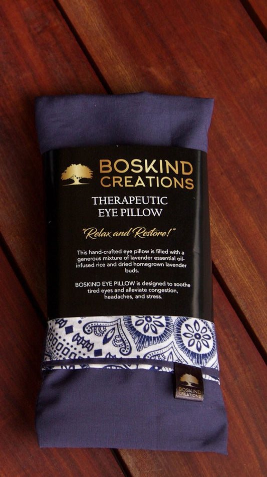 BOSKIND THERAPEUTIC EYE PILLOW - BLUE BLISS