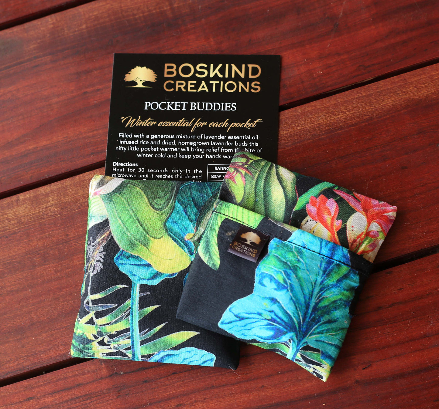 BOSKIND POCKET BUDDIES - TROPICAL FLOWER