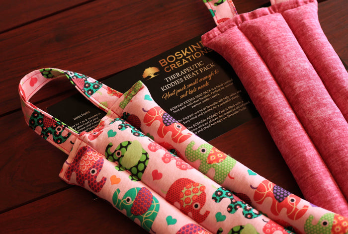 BOSKIND THERAPEUTIC KIDDIES HEAT PACK - PINK ELEPHANT