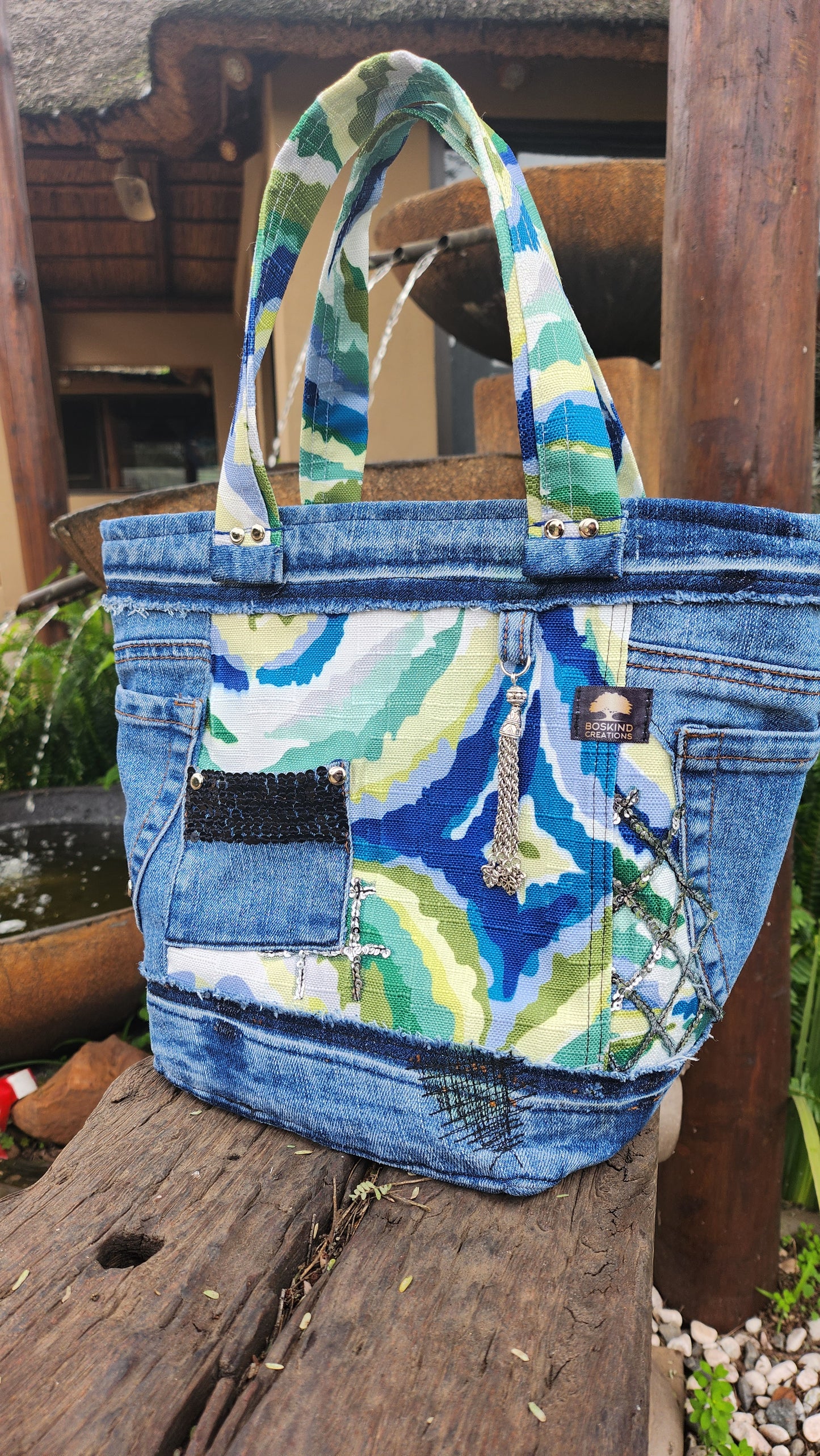 Bespoke Handbag - Denim Renaissance