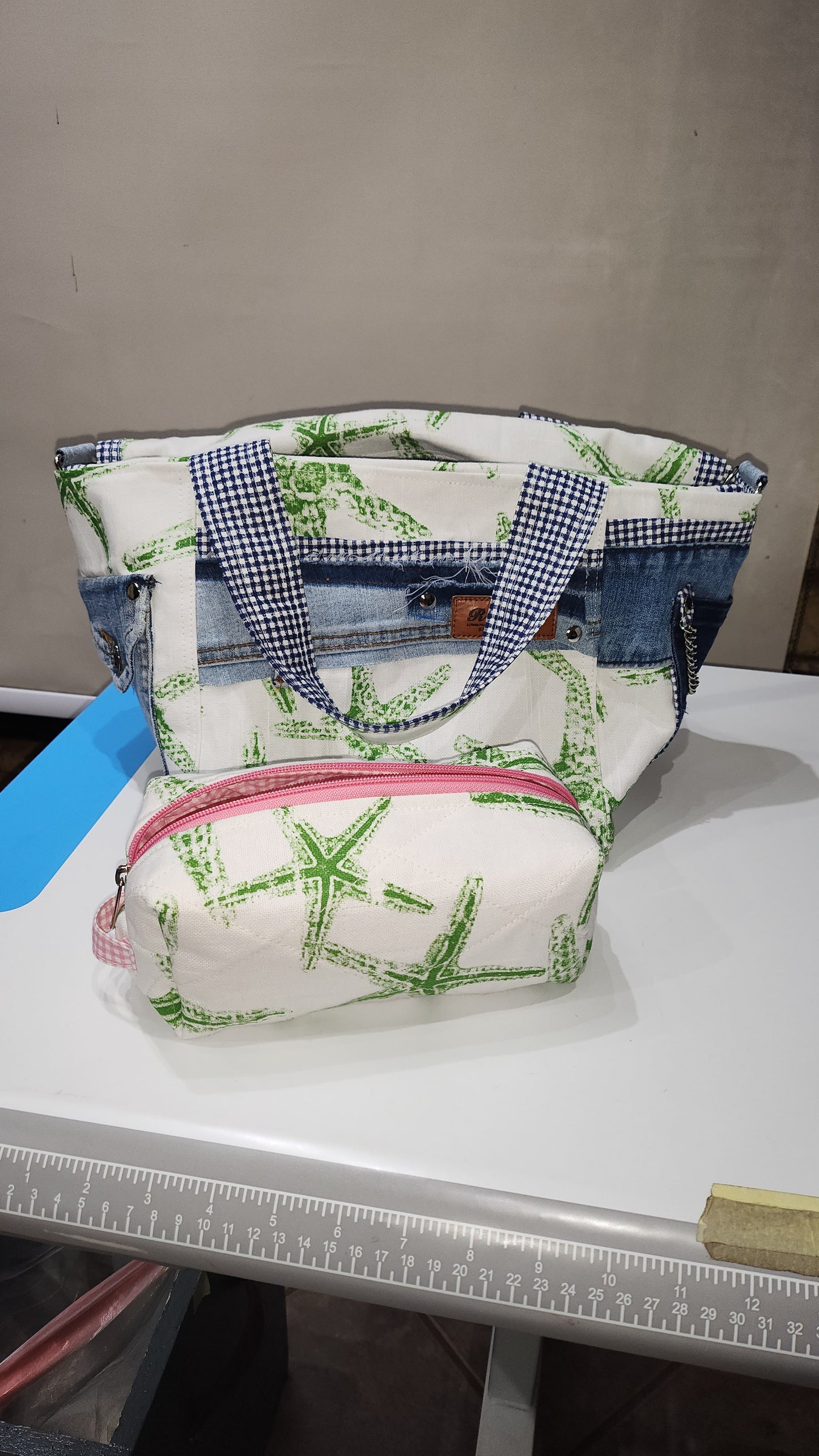 Bespoke Handbag and Beauty Bag -  STARFISH
