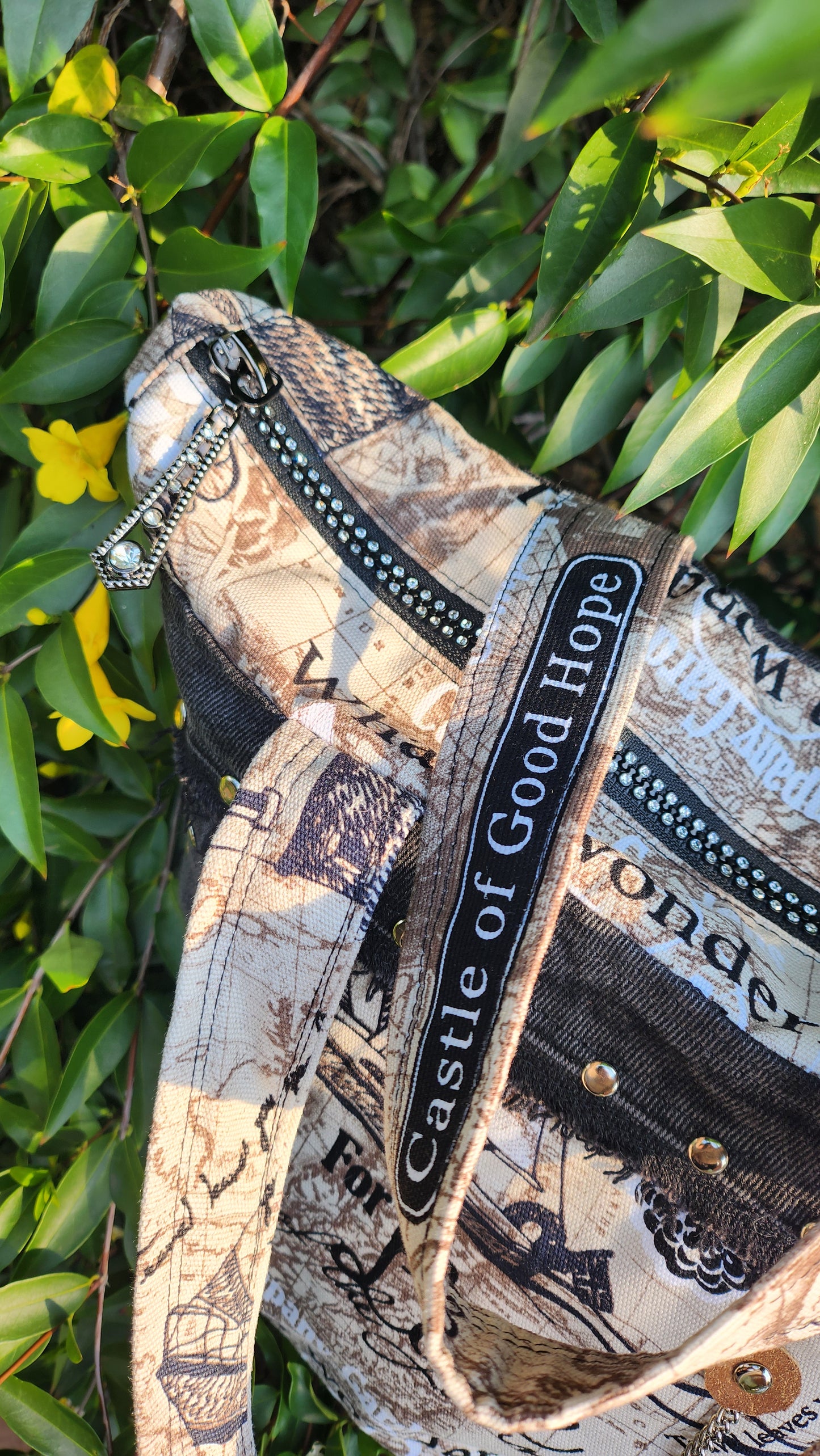 Bespoke Handbag and Beauty Bag -  Love the Journey.