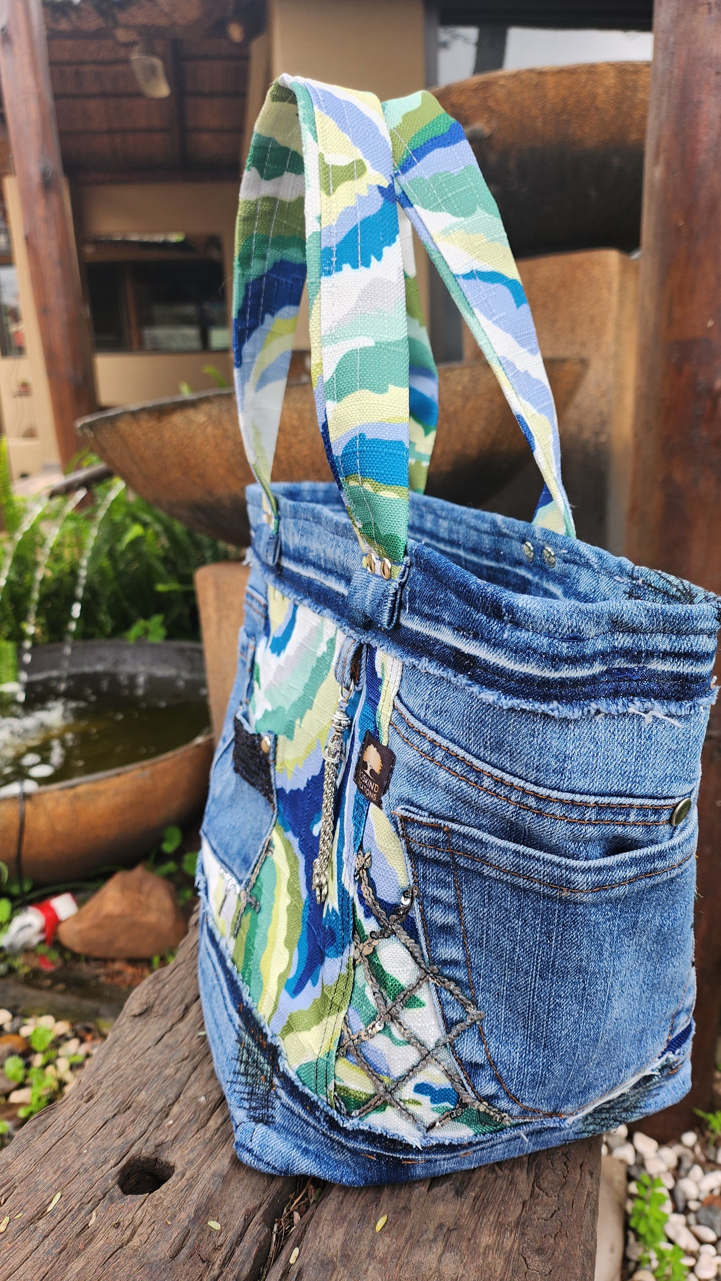 Bespoke Handbag - Denim Renaissance