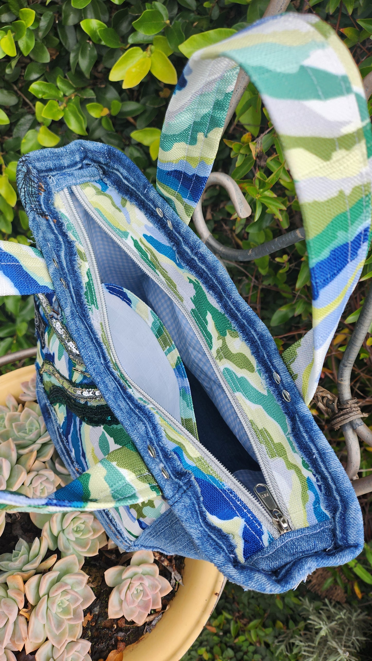 Bespoke Handbag - Denim Renaissance