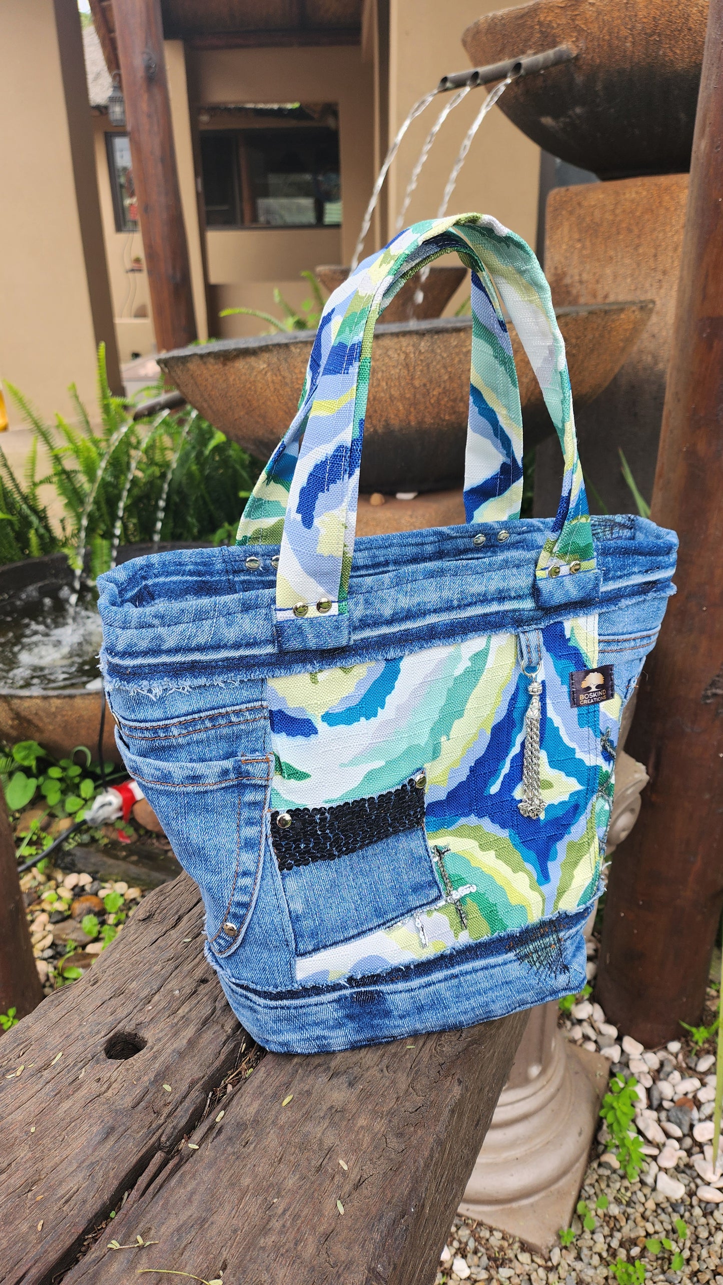 Bespoke Handbag - Denim Renaissance