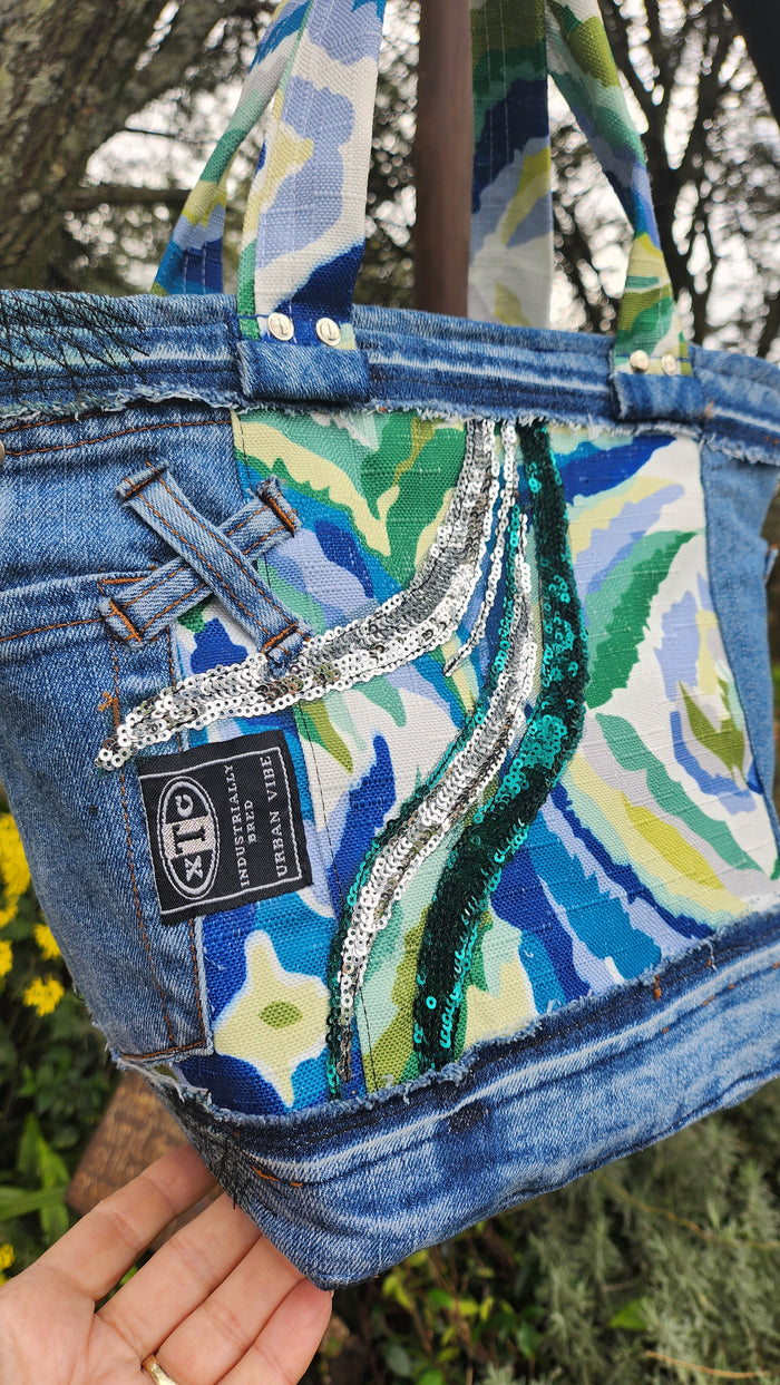Bespoke Handbag - Denim Renaissance