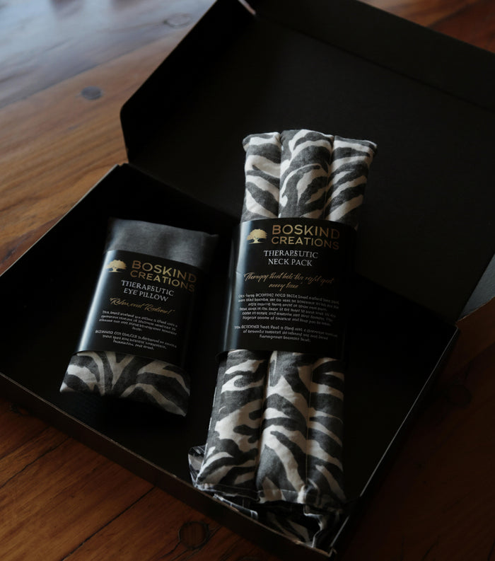 BOSKIND Gift Pack - 2 ITEMS -  STONE ZEBRA