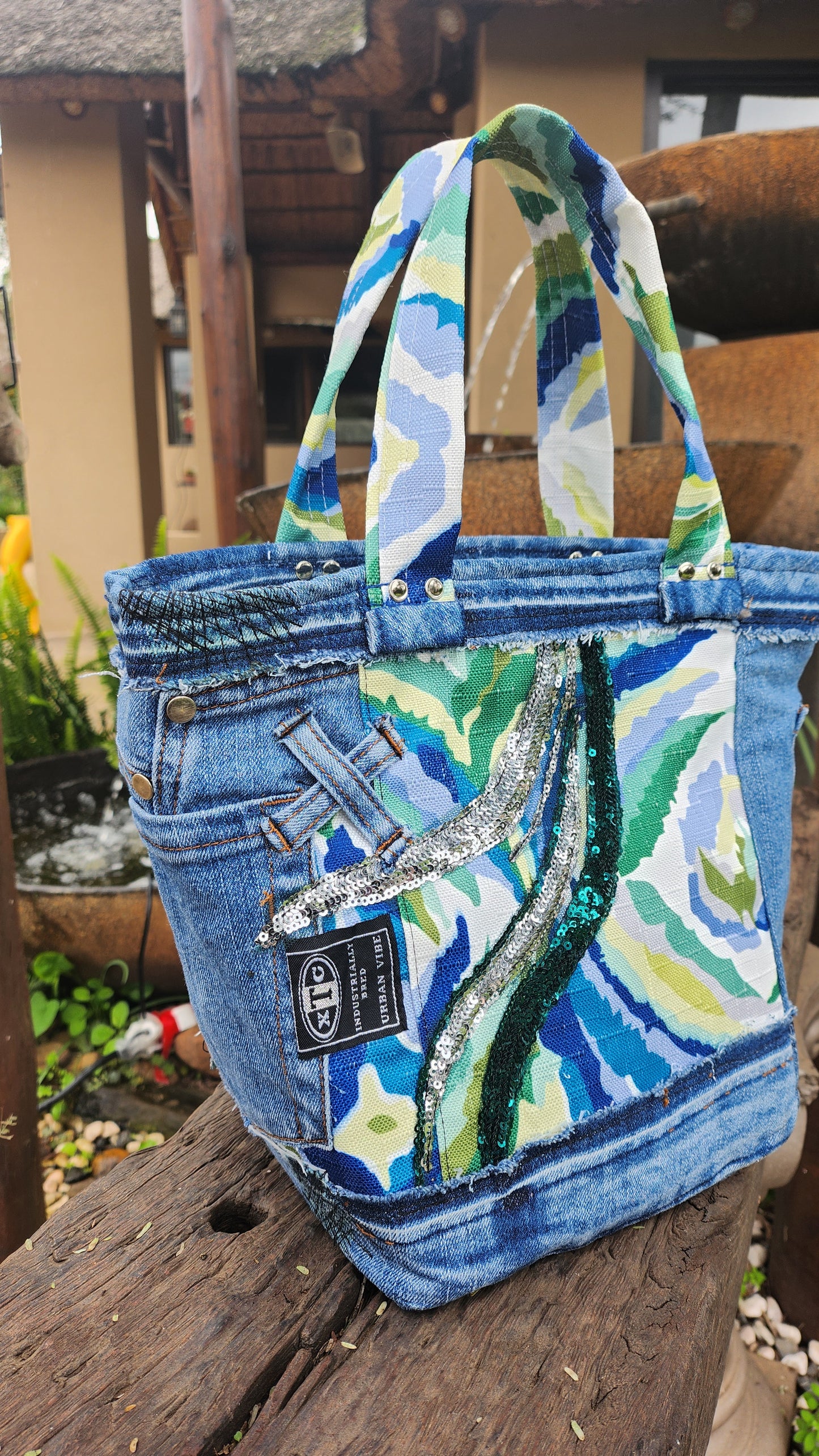 Bespoke Handbag - Denim Renaissance